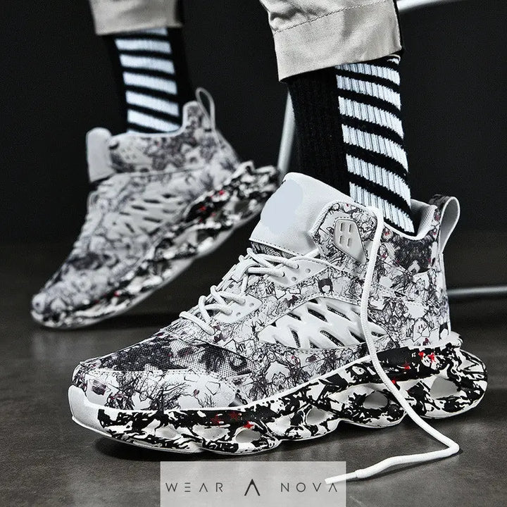 Trendy Camouflage Sports And Leisure Blade Old Shoes - WearaNova