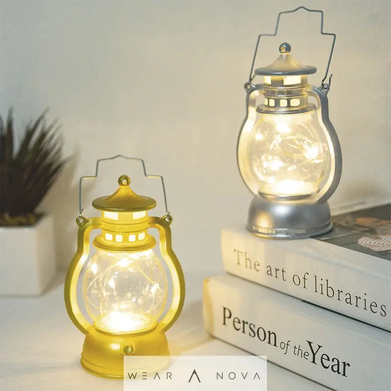 Vintage LED Small Oil Lamp Decorative Candle Light  Fashion NewEraWear
