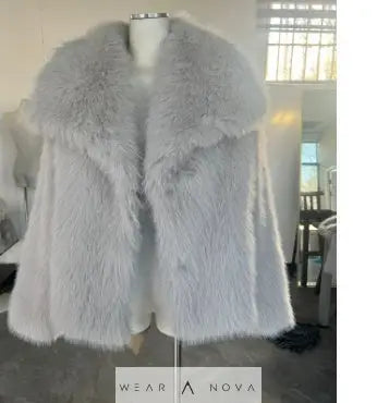 Winter coat Plush Coat Fashion Thicken Lapel Outwear Casual Long Sleeve Tops  Damenpelzmantel 