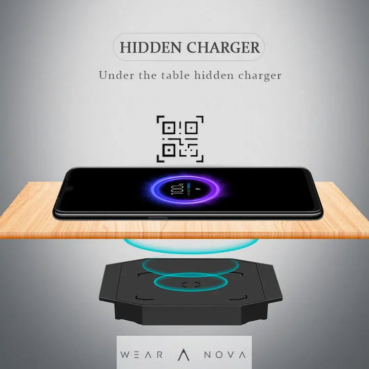 Wireless Fast Charging Long-distance Desktop Hidden - WearaNova