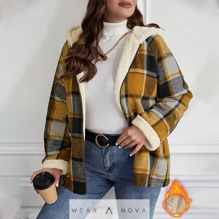 Women's Fleece Hooded Jacket Loose Fit Warm Winter Coat  Jacket Women Elegant Quality NewEraWear