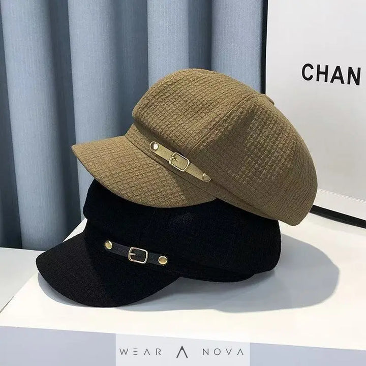 Women's Octagonal Beret Hat  beret women NewEraWear