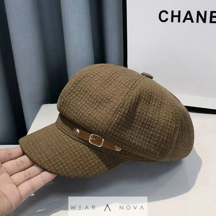 Women's Octagonal Beret Hat  beret women NewEraWear