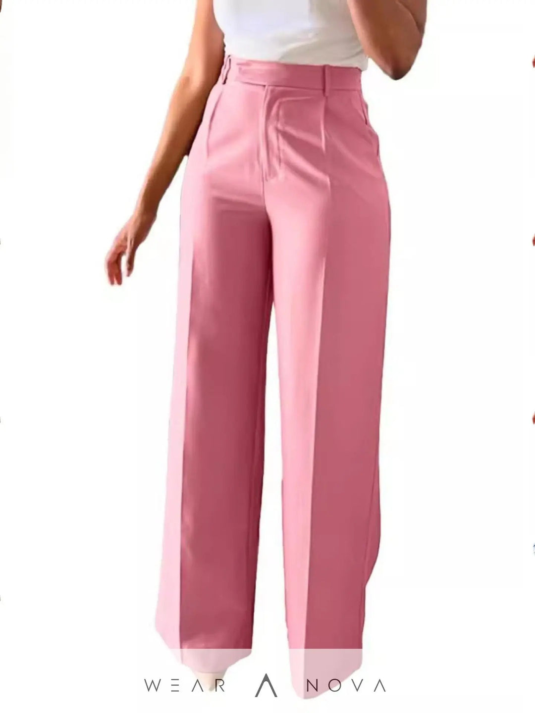 Women's Waist Straight Leg Suit Pants  Women's Clothing NewEraWear