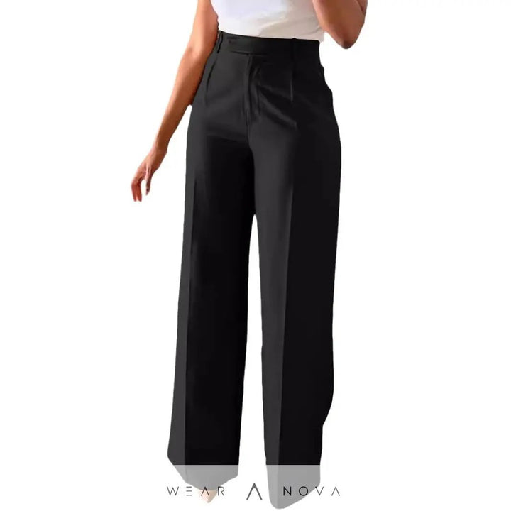 Women's Waist Straight Leg Suit Pants  Women's Clothing NewEraWear