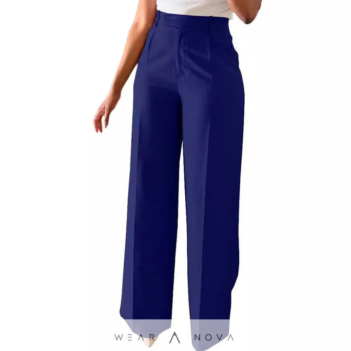 Women's Waist Straight Leg Suit Pants  Women's Clothing NewEraWear
