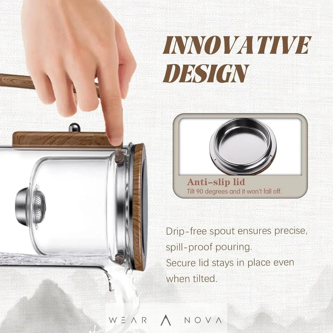 Wooden Tea Pot   NewEraWear