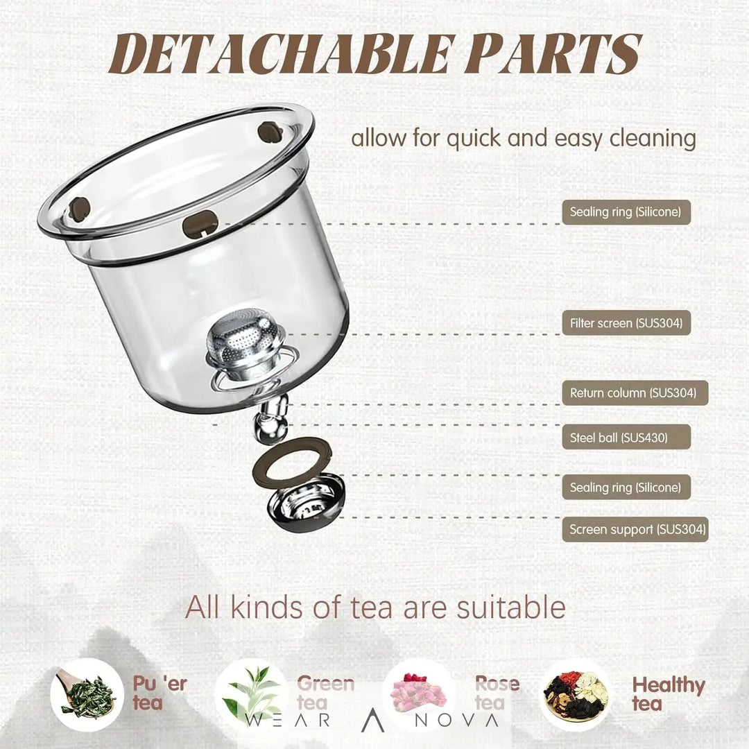 Wooden Tea Pot   NewEraWear