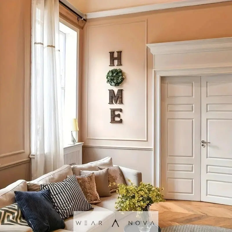 Wooden Wall Hanging Letter Garland for Home Door Decor  home decoration NewEraWear