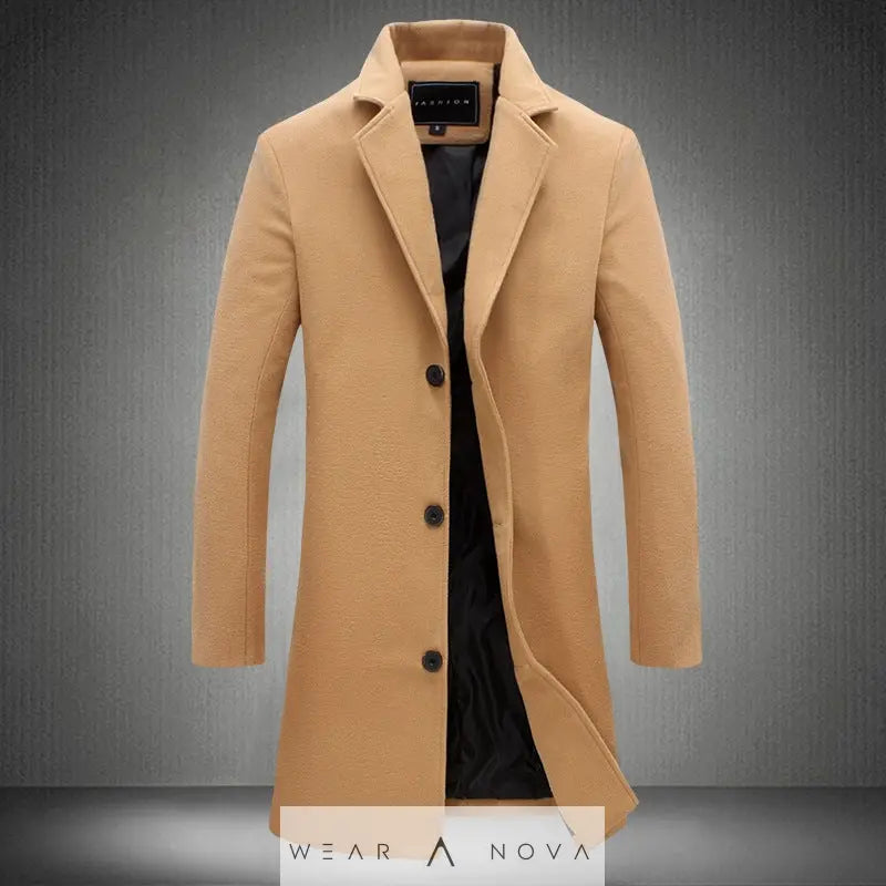 Woolen Plus Size Casual Style Coat  jacket man NewEraWear