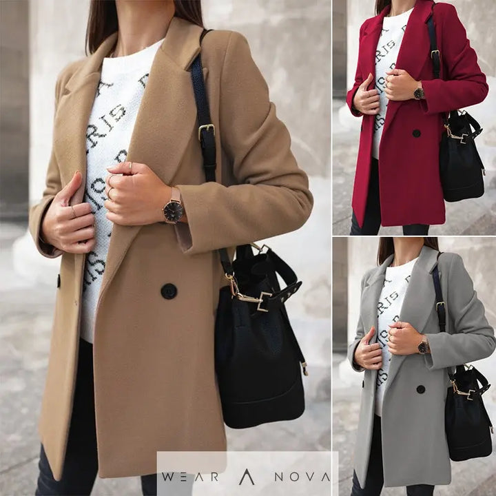 Woolen coat woman  Jacket women 