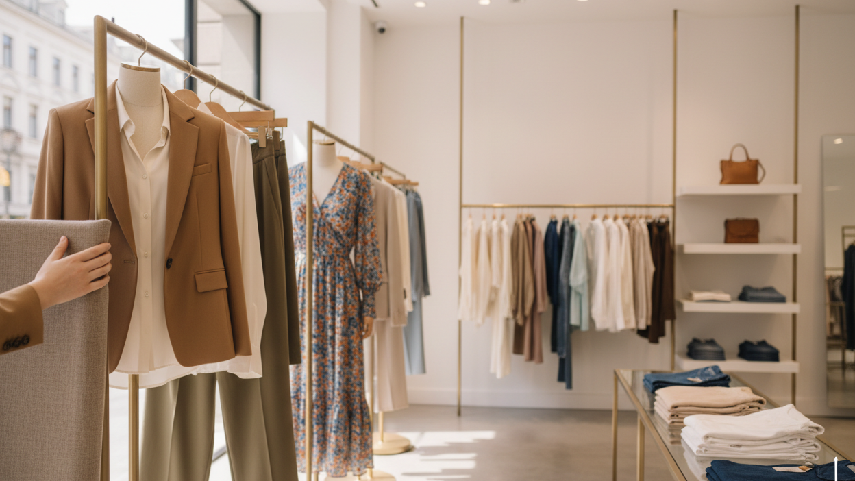 foto home page per un negozio di vestiti di qualita con poco denaro e di alta qualita